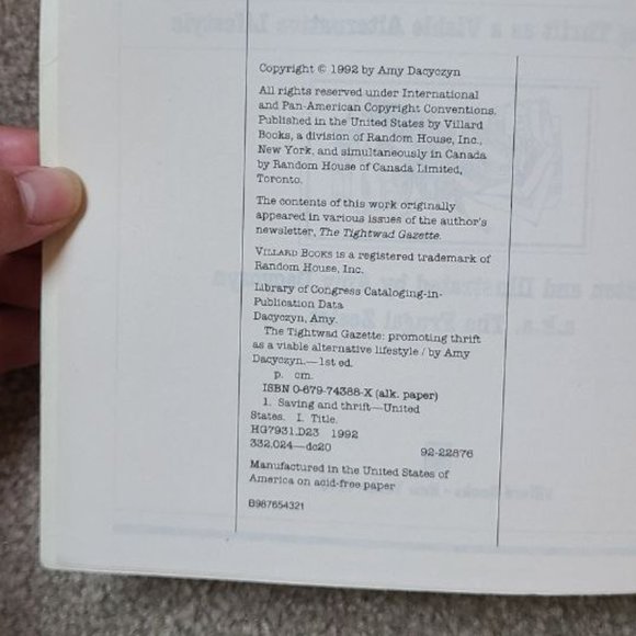 The Tightwad Gazette: Promoting Thrift as a Viable Alternative Lifestyle - Picture 6 of 9